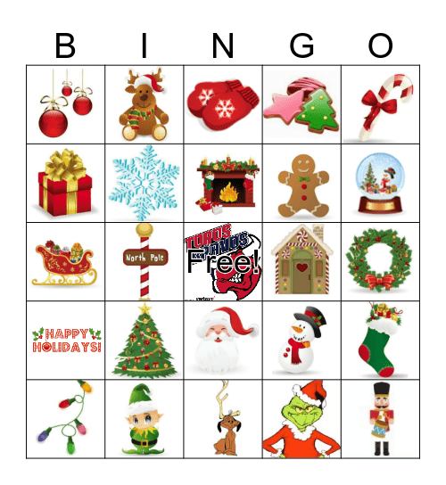 Christmas Bingo  Bingo Card