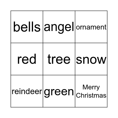 Feliz Navidad Bingo Card