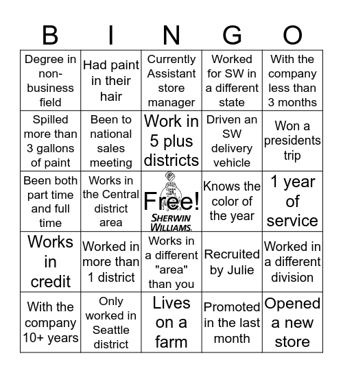 Sher-Women Bingo Card