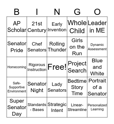 Capital United Way Bingo - 2017 Bingo Card