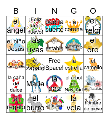 ¡Ole! Bingo Card