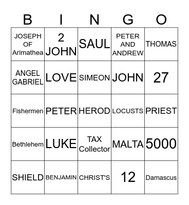OWN YOUR FAITH Bingo Card