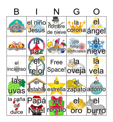 ¡OLE! Bingo Card