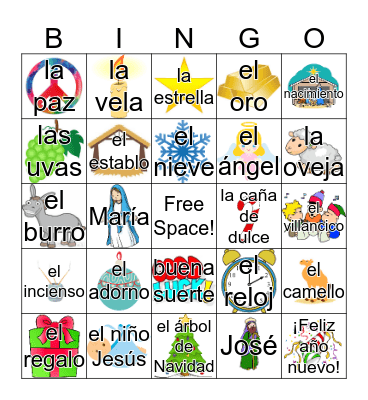 ¡OLE! Bingo Card