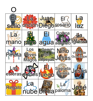 Lotería Bingo Card