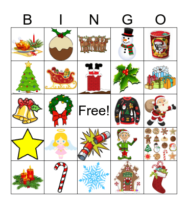 CHRISTMAS Bingo Card