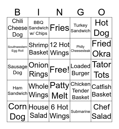 3 Out Of 4 Bingo Card