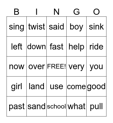 Week 6-end blends Bingo Card