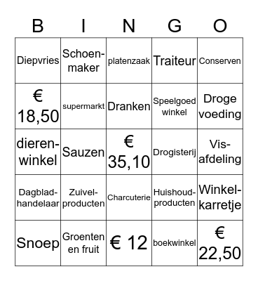 Optel Bingo Card