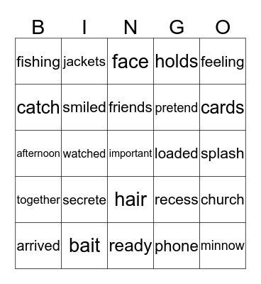 second grade final  Bingo Card