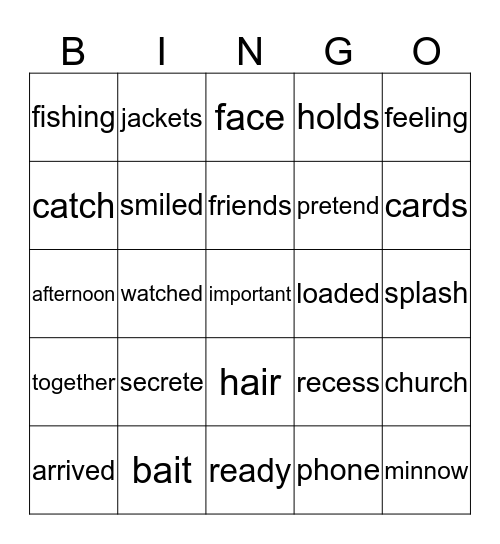 second grade final  Bingo Card