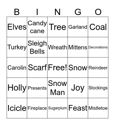 Staff Day Bingo Card