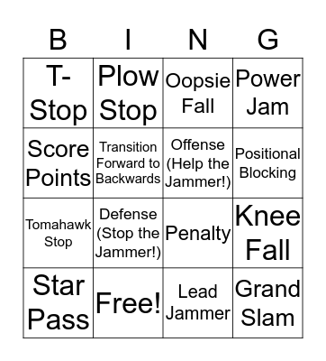 Derby Bingo! Bingo Card