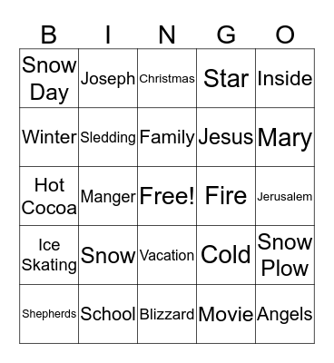 Covenant Care Bingo Card