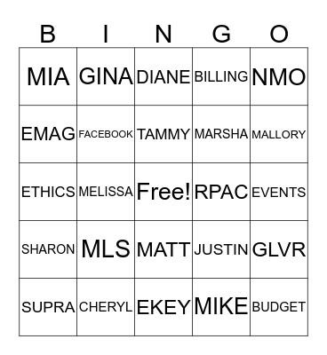 HOLIDAY LUNCHEON Bingo Card