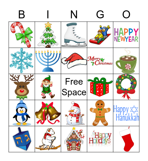 Winter Bingo Card