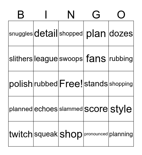 3rd Grade, December Bingo Card