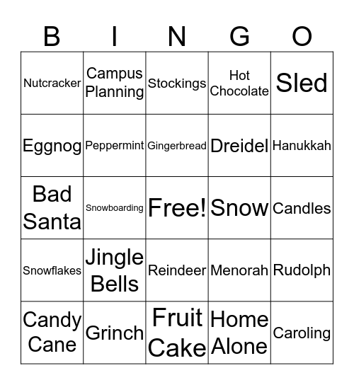 REPCAPS BINGO! Bingo Card