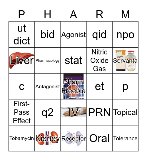 Test 1 Bingo Card