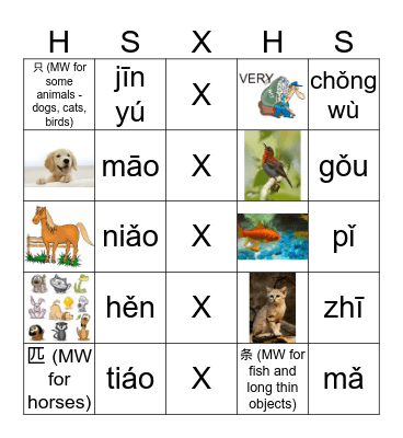 NH1-L7-HEAR/SAY SHEET A (1-10) Bingo Card