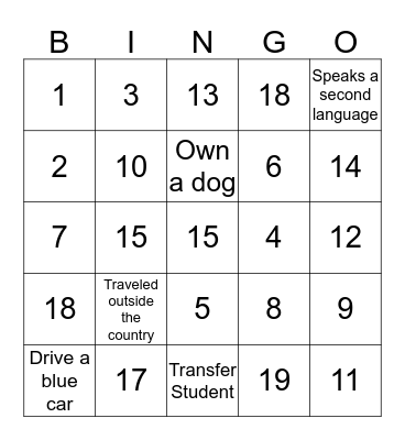 PATH CLUB BINGO!!! Bingo Card