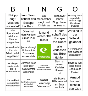 EverChristmasBingo Card
