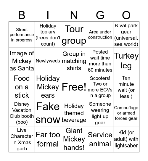 Customer Advocacy Holiday Hunt! Bingo Card