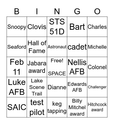 KAROL JOSEPH BOBKO Bingo Card