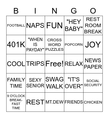 ALL ABOUT MR. MIKE Bingo Card