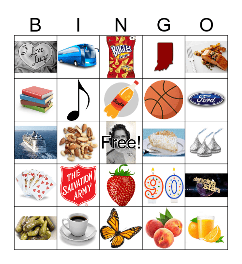 Sara's 90th Birthday Bingo Card