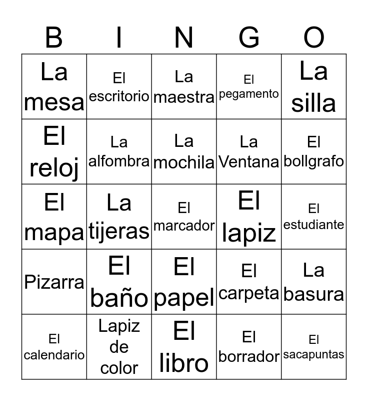 classroom-objects-in-spanish-bingo-card