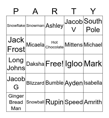 FOURTH GRADE Bingo Card