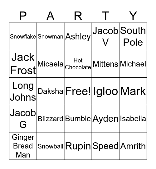 FOURTH GRADE Bingo Card