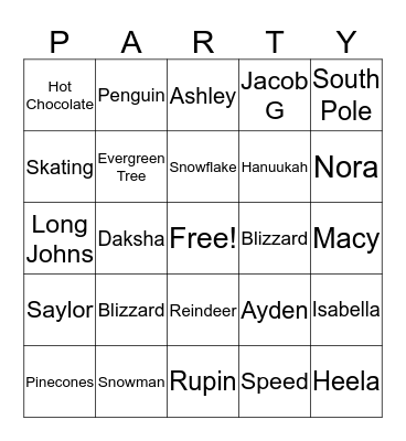 FOURTH GRADE Bingo Card