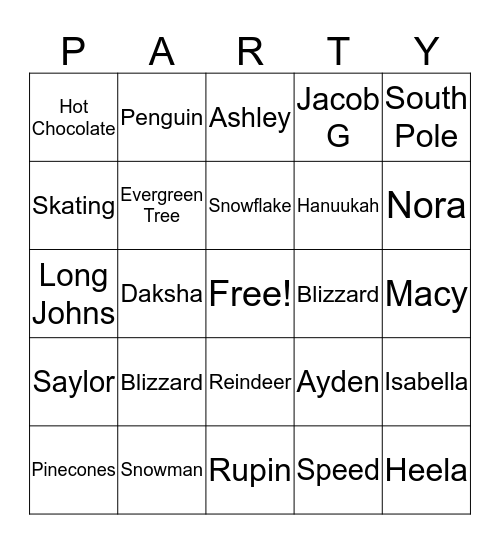 FOURTH GRADE Bingo Card