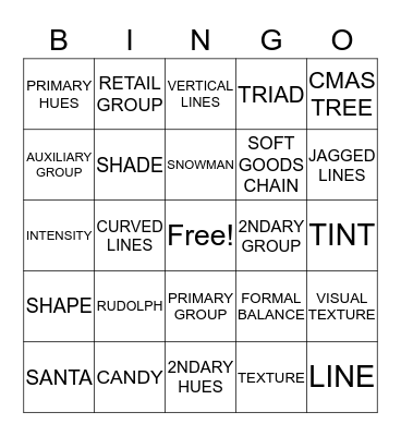 Fashion Fun! Bingo Card