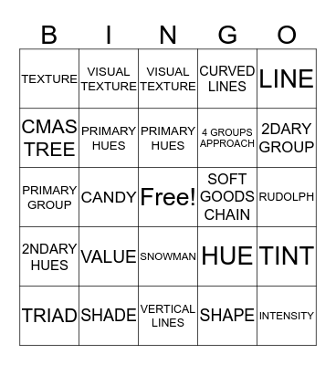 Fashion Fun! Bingo Card