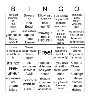 REALTEC-BINGO Card