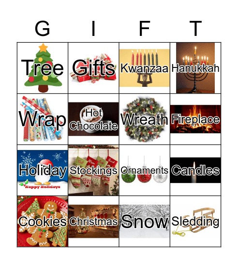 Holiday Bingo Card