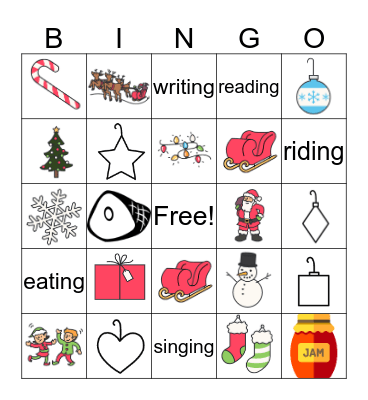 Christmas Bingo Card
