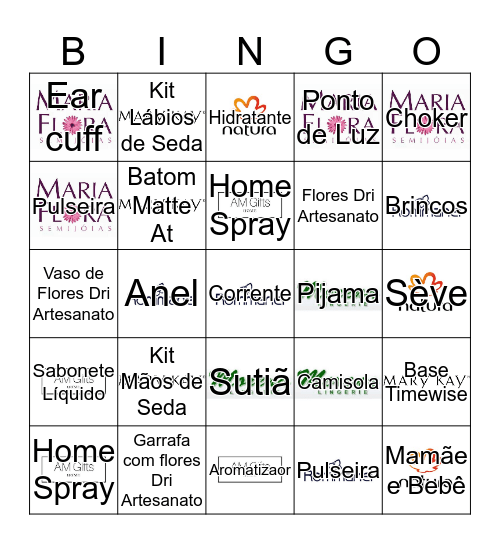 Primeiro Bazar Naturale Bingo Card