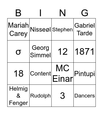 Humiliation Bingo Card