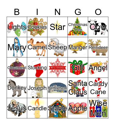 Merry Christmas Bingo! Bingo Card