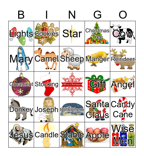 Merry Christmas Bingo! Bingo Card