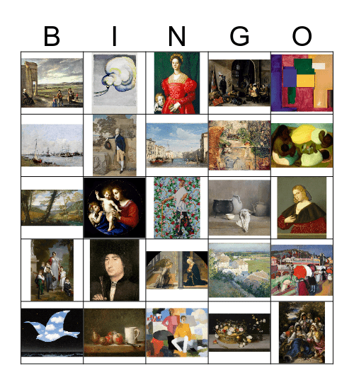 Art UIL Bingo! Bingo Card