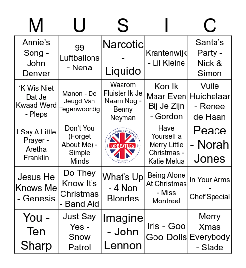 208 Bingo Card