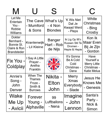 212 Bingo Card
