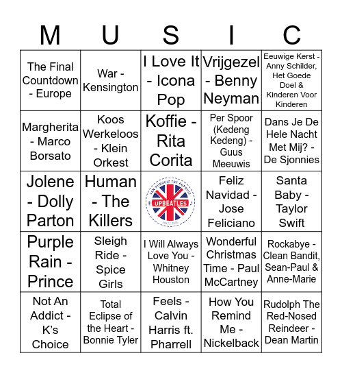 305 Bingo Card