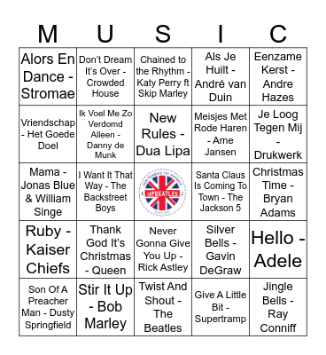 403 Bingo Card