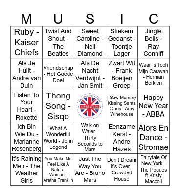 405 Bingo Card